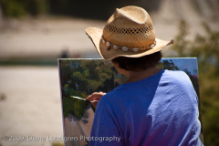 Artist on the Beach