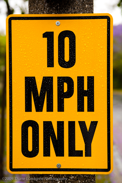 Photo of the Day - June 3, 2009 limite de vitesse