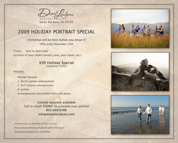 Call TODAY to schedule your portrait