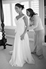 Thumbnail of Bride Getting Dress On